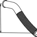 22230 DAF FLEXIBLE EXHAUST PIPE (DINEX)