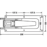 A8685 TRAILER TAILBOARD CATCH (UC)