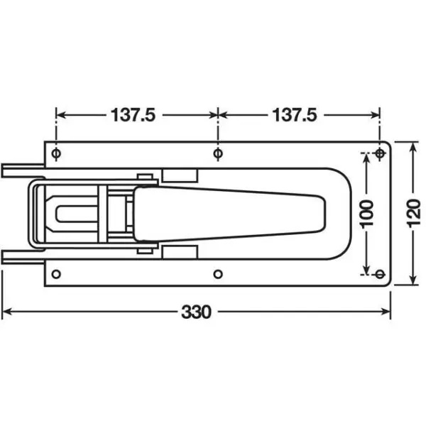 A8685 TRAILER TAILBOARD CATCH (UC)