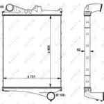30225 VOLVO ENGINE INTERCOOLER RAD (NRF)