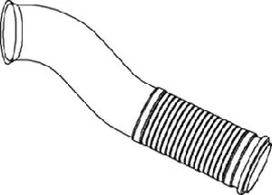 82251 VOLVO EXHAUST FLEX PIPE (DINEX)