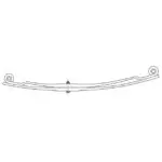 DFRS0004 DAF FRONT 2 LEAF SPRING (UC)