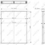 10045003 SCANIA ENGINE RADIATOR C/W FRAME (HIGHWAY)