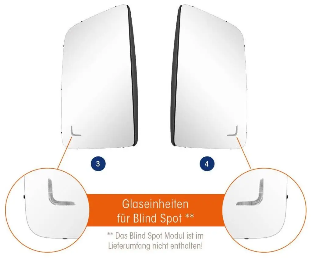 19.1000.121.099 VOLVO LH V5 MAIN MIRROR GLASS (MEKRA)