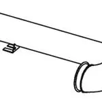 K2171 DAF EXHAUST TAIL PIPE (XXL)