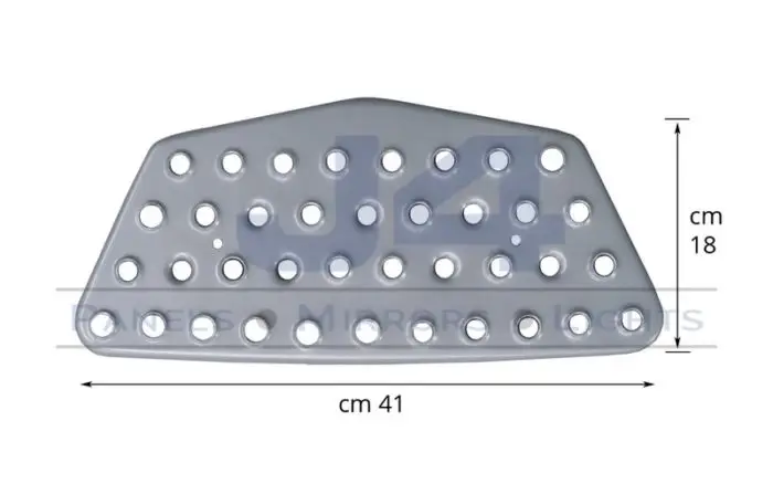 MXX309 MAN MIDDLE FOOTSTEP PLATE METAL (QTC)