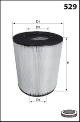 SA16543 IVECO ENGINE AIR INTAKE FILTER (HIFI)