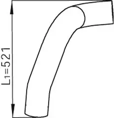 68506 SCANIA EXHAUST PIPE (DINEX)