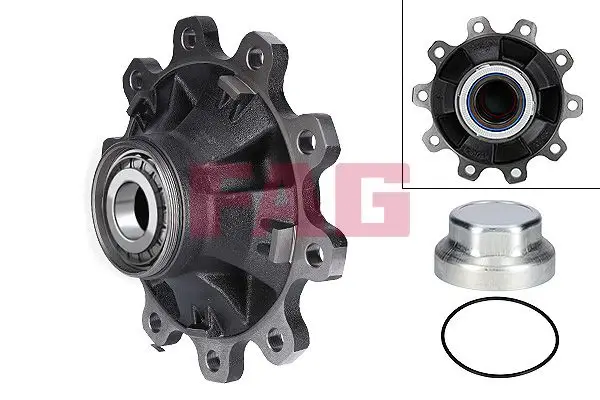 723500710 BPW WHEEL HUB C/W FAG BEARING (FAG)