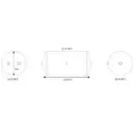 A1067 SCANIA DAF GIGANT AIR TANK 100L (UC)