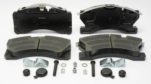 K227682K50 SAF SCHMITZ BRAKE PAD AXLE SET (KNORR)