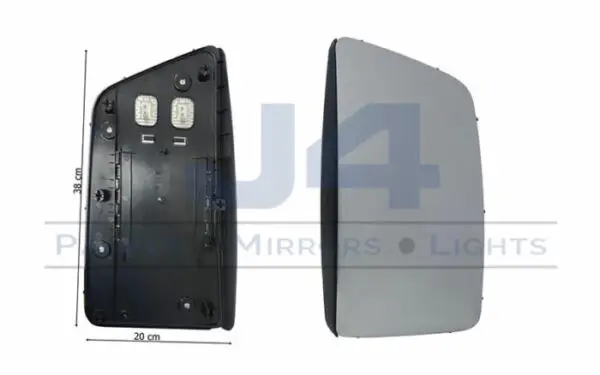 VL1212OE VOLVO RH V4 MAIN MIRROR GLASS (QTC)