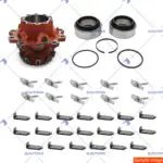 051.166/2-F DAF WHEEL HUB C/W FAG BEARING STUDS (SAMPA)