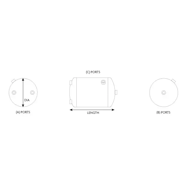 VLAT0003 VOLVO AIR TANK 15 LTR (UC)